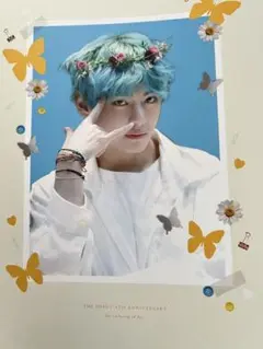 BTS テヒョン テテ V チェキ フォト - メルカリ