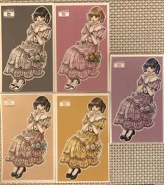 おすそ分け【o16】海外作家様 人物ステッカー 女の子