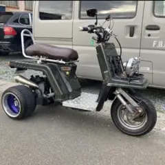 宮城県仙台市! ホンダ ジャイロX 後期 ミニカー登録 ミリタリーカスタム