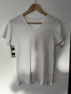 PEACE FIT ホワイト Vネック Tシャツ M