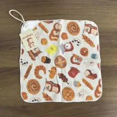 パンどろぼう　総柄　ループタオル　ループ付きタオル