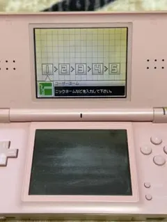 ジャンクNintendo DS Lite ピンク 本体
