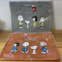 スヌーピーラインレジャーバッグ　PEANUTS 2つセット