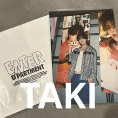 &TEAM タキ TAKI D'PARTMENT 購入特典 写真