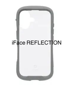 【極美品】iFace Reflection Frost 強化ガラスケース グレー