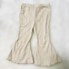 SHEIN ベージュ フレアパンツ 80〜90cm