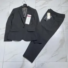 未使用♡オリヒカ 洗えるストレッチセットアップ 現行ストライプスーツ上M下L