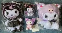 1名様 クロミ 4点セット ぬいぐるみ 天使 ブラック サクラマスコット バク