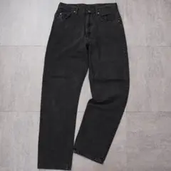Wrangler ラングラー W34 ブラックデニム ボトム 黒 13165