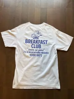 BREAKFAST CLUB Tシャツ Mサイズ ホワイト ブルー 野村訓市