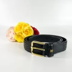 ✨新品・未使用✨ フェラガモ Ferragamo レザーベルト 編み込み メンズ
