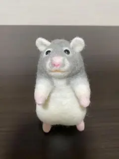 羊毛フェルト　ハンドメイド　ゴールデンハムスター