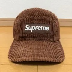 Supreme Corduroy Camp Cap ブラウン 22ss