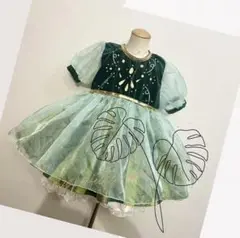 ハンドメイド　オーダー　アナ風ドレス