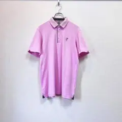 ashworth アシュワース ワンポイントロゴ 半袖ポロシャツ ピンク M