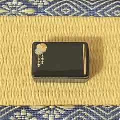 ミニチュア ハンドメイド 漆器風化粧箱 =支子色=