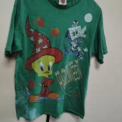 Rooney Tunes トゥイーティー・バード ハロウィン Tシャツ