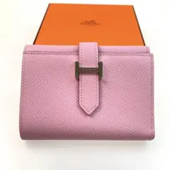 極美品 エルメス HERMES べアンコンビネ 三つ折り財布 Z刻 エプソン