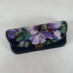 ✨美品✨フェイラー シェニール織 花柄メガネケース ケース付き 眼鏡入れ