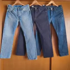 LEVI'S PREMIUM 501 W32 3本セット