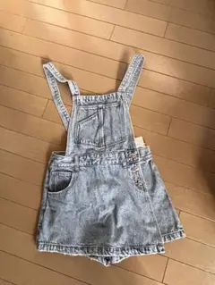 ZARA巻きスカート風サロペット ショートパンツ160 美品