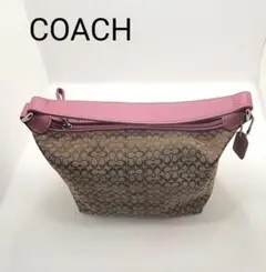COACH コーチ ミニバッグ ピンク 美品