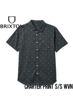ブリクストン 半袖シャツ　Sサイズ　CHARTER PRINT　Brixton