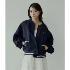 新品　Chico ライン入りルーズブルゾン