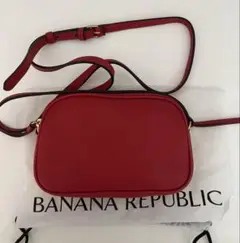 【新品未使用】BANANA REPUBLIC ミニショルダーバッグ 赤
