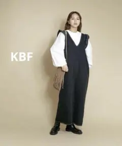 KBF ケービーエフ フリル デニム ワンピース