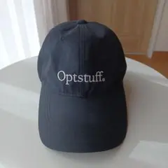 【レア‼️】★OPTSTUFF★オプトスタフ★ナイロンキャップ★ブラック★ Optstuff(オプトスタフ) 6 PANEL NYLON CAPロゴ刺しゅうキャップ