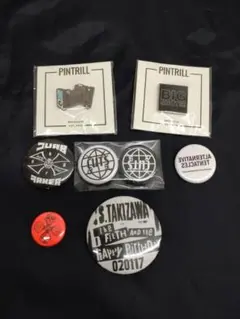 (C) PINTRILL 缶バッジセット 8個
