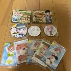 五等分の花嫁　プレートバッジ　缶バッジ　ウエハースカード