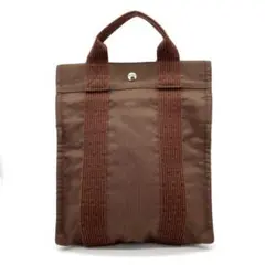 【美品】エルメス エールラインアドPM リュックサック 2WAY 茶系 7Q34