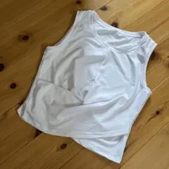 ヨガウェア　フィットネス　ジム　テニス　ダンス　バレエ　ホワイト