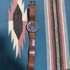 TIMEX クロノグラフ ブルーダイヤル