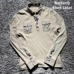 Burberry Black Label 長袖ポロシャツ ノバチェック 3サイズ