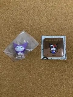 サンリオ　ケーブルアクセサリー　ハグコット　小悪魔ver. 缶バッジ　クロミ