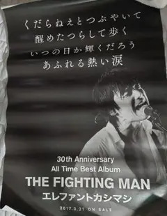 THE FIGHTING MAN ポスター エレファントカシマシ