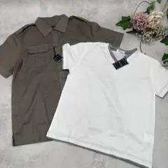 【新品】COMME CA DU MODE 半袖シャツ&半袖VネックTシャツ