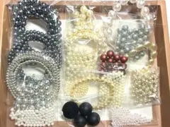❗️大容量お買い得❗️パールビーズ詰め合わせ３ミリ〜22ミリ