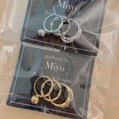 しまむら　Miyo リングセット　ゴールド　シルバー