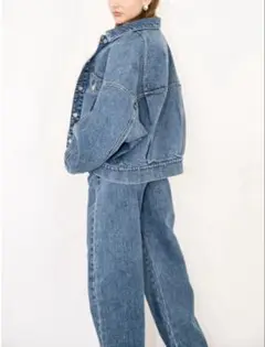 【新品未使用】Bluelea OKAYAMA denim jacket BLUE
