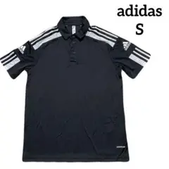 ☘️adidas 半袖ドライポロシャツ AEROREADY 黒　S＊QH