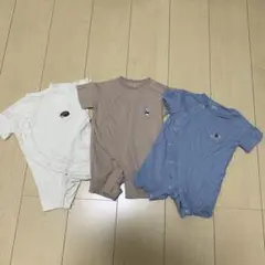 西松屋　ロンパース　3着セット　60-70