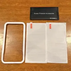 ⭐️ iPhone 14 Pro Max ガラスフィルム ガイド枠付き