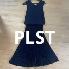 【美品・試着のみ】PLST リブニットワンピース M