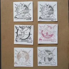 ポケモンメガスタンプラリー2025 6枚セット