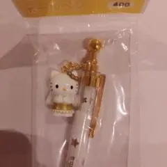 ハローキティ　ゴールド　星　エンジェル　ボールペン　レア