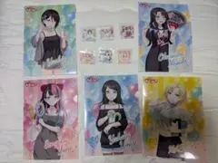 ✨バンドリ✨まとめ売り A4クリアファイル （コンプ） ステッカー（コンプ）